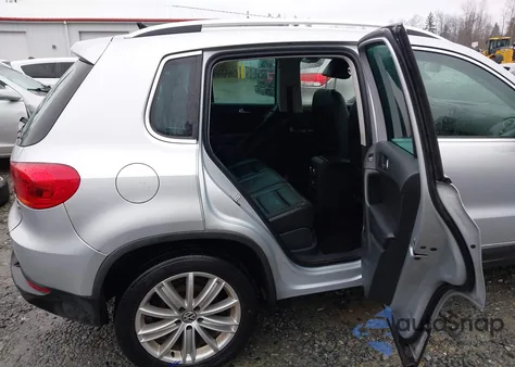 2012 Volkswagen Tiguan Se из США, поврежденный, VIN WVGBV7AX3CW549803